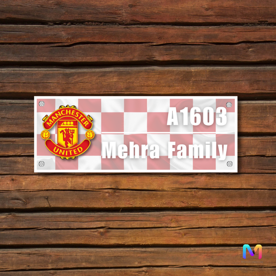 Sports Collection - Manchester United Name Plate IV (Acrylic) Acrylic