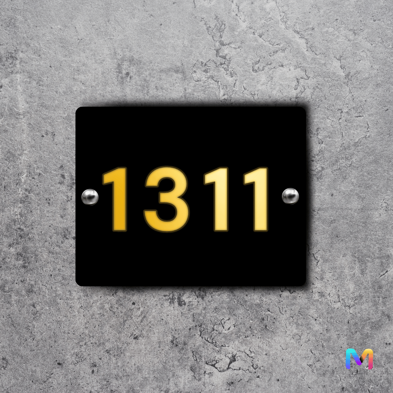 Elegant Numbers - Number Plate | Premium Name Plate For Home and Office