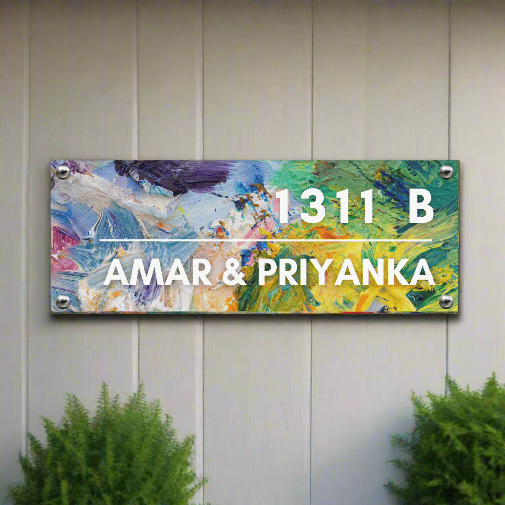 Art Collection - Contemporary Art 03 | Premium Custom Name Plate For Home