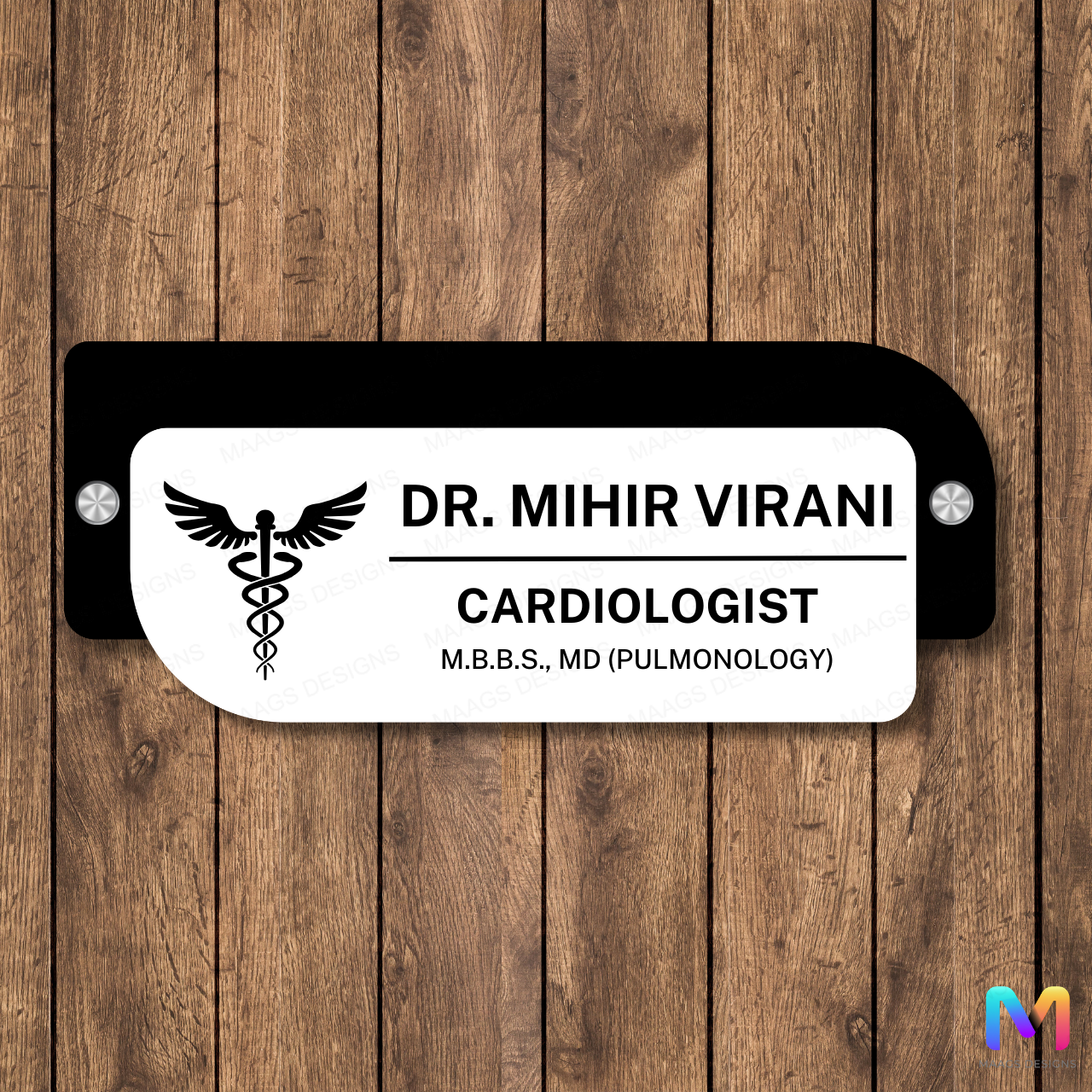 Executive Impressions Collection - Doctors Name Plate