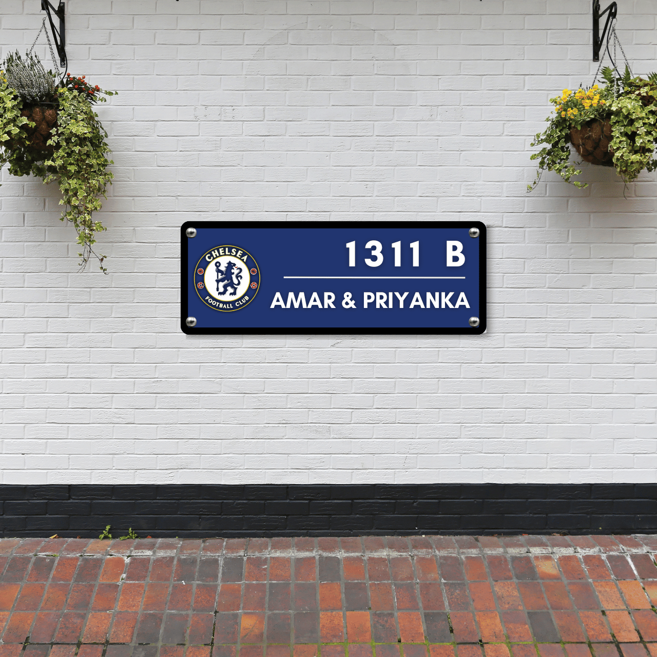 Sports Collection - Chelsea Name Plate | Premium Custom Name Plate for Home