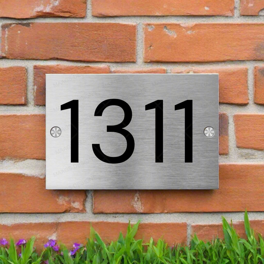 Customized House Number Plate (Steel) | Premium Name Plate For Homes