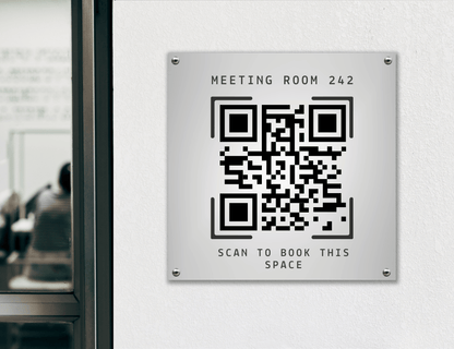 Scan-Me - QR Code Frame (Acrylic) | For Homes Office, Shops, Meeting Rooms