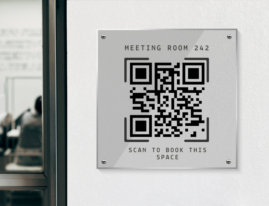 Scan-Me - QR Code Frame (Acrylic) | For Homes Office, Shops, Meeting Rooms