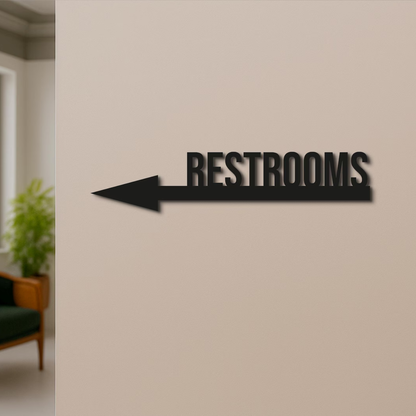 Classic Restroom Sign Boards in Acrylic