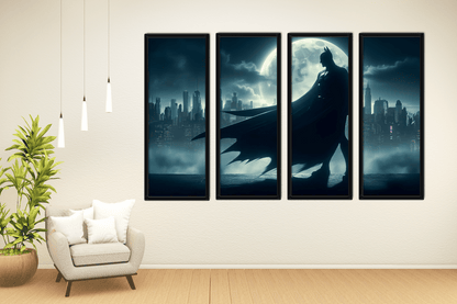 Batman - Urban Vigilante - Set of 4 (Premium Acrylic Glass Wall Poster)