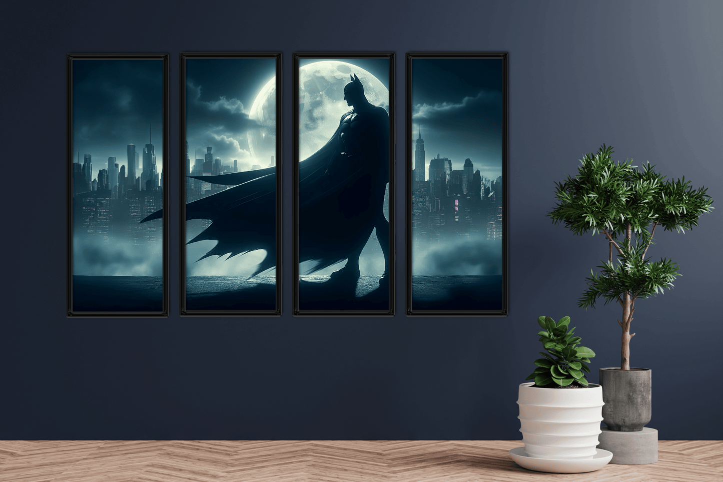 Batman - Urban Vigilante - Set of 4 (Premium Acrylic Glass Wall Poster)