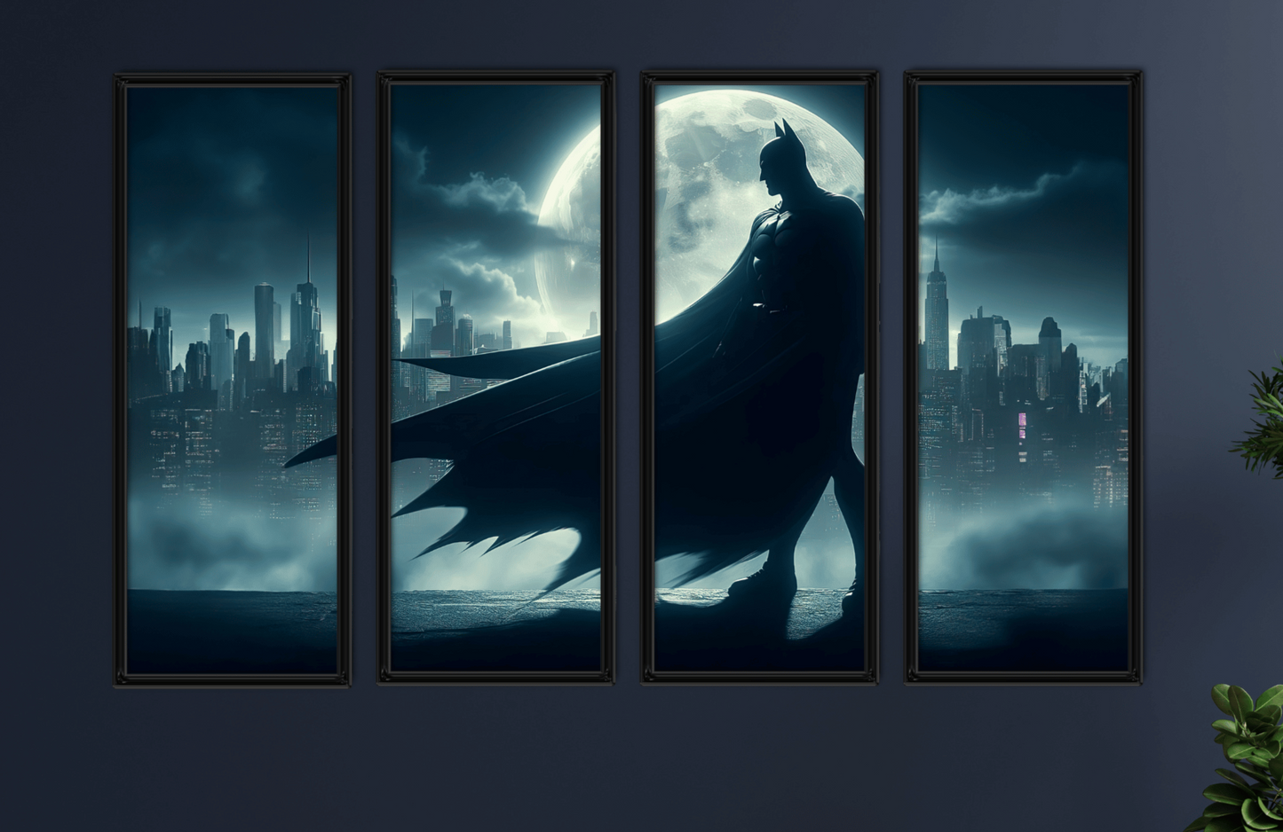 Batman - Urban Vigilante - Set of 4 (Premium Acrylic Glass Wall Poster)