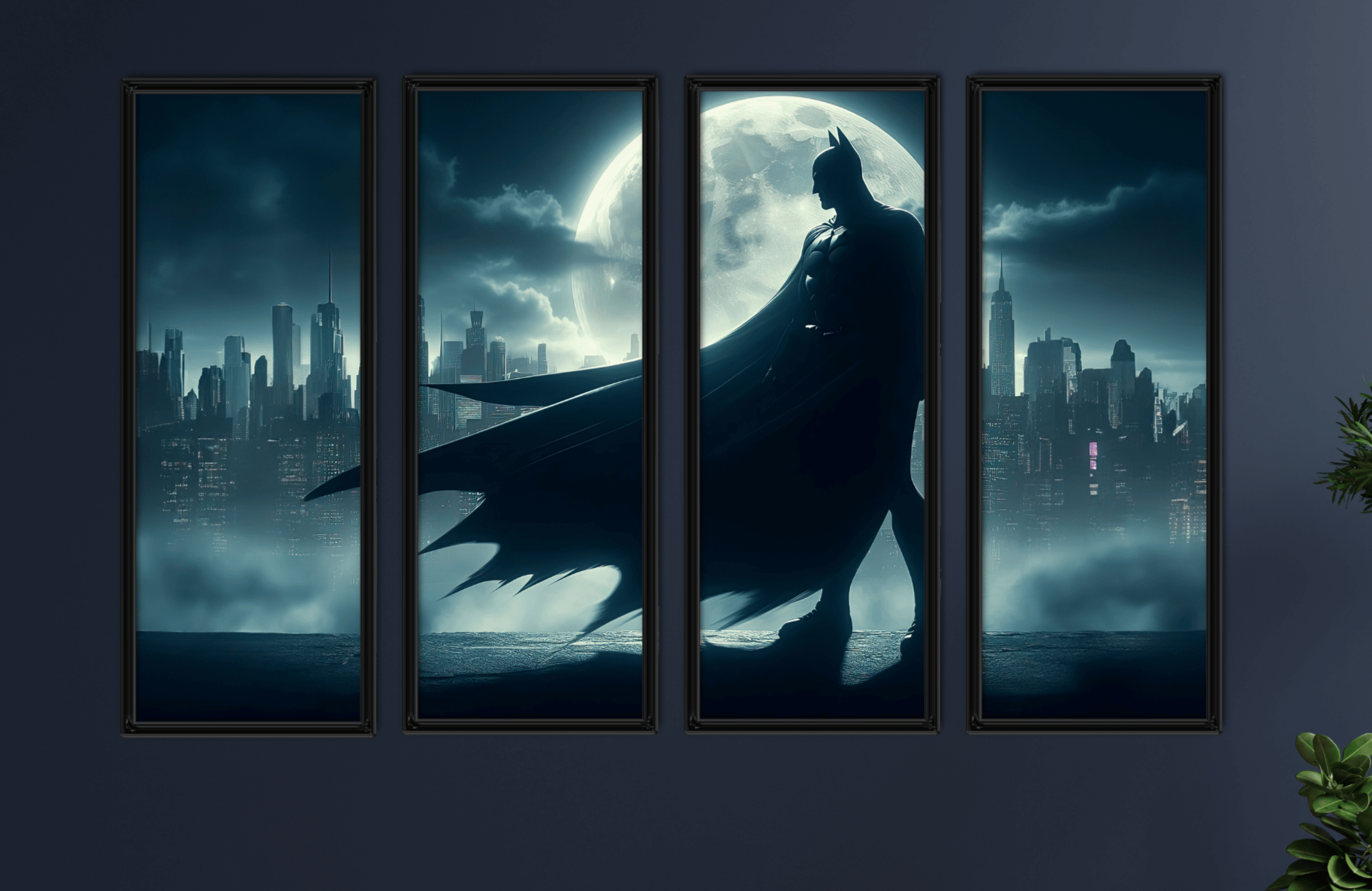 Maags Designs: Batman - Urban Vigilante - Set of 4 (Premium Acrylic Glass Wall Poster)