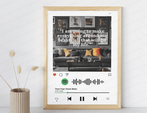 Personalized Photo Frame with Scannable Spotify QR Code | Gifts for Hi ...