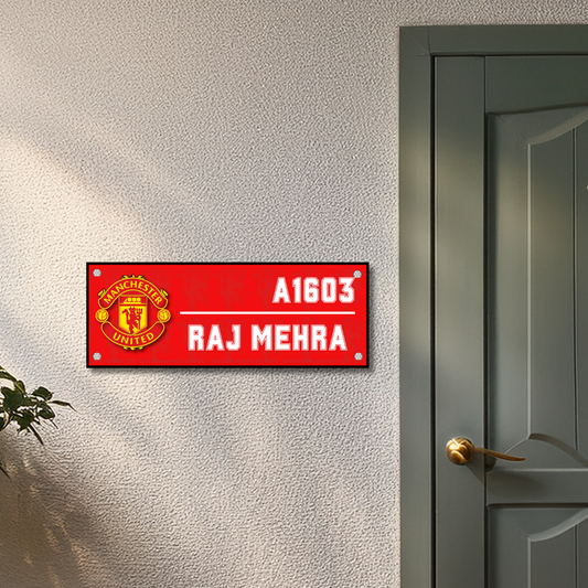 Sports Collection - Manchester United Name Plate II (Acrylic)