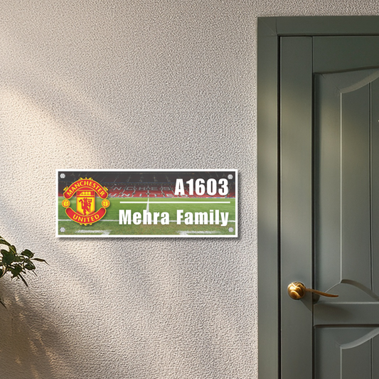 Sports Collection - Manchester United Name Plate III (Acrylic)