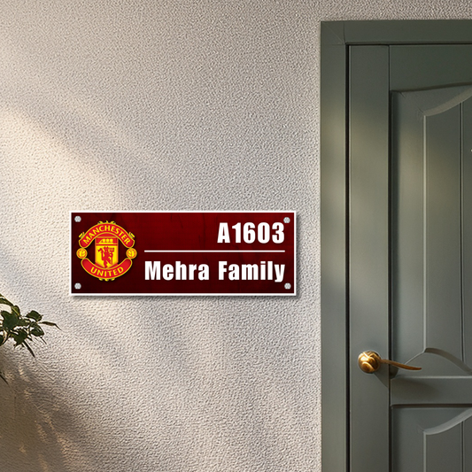 Sports Collection - Manchester United Name Plate V (Acrylic)