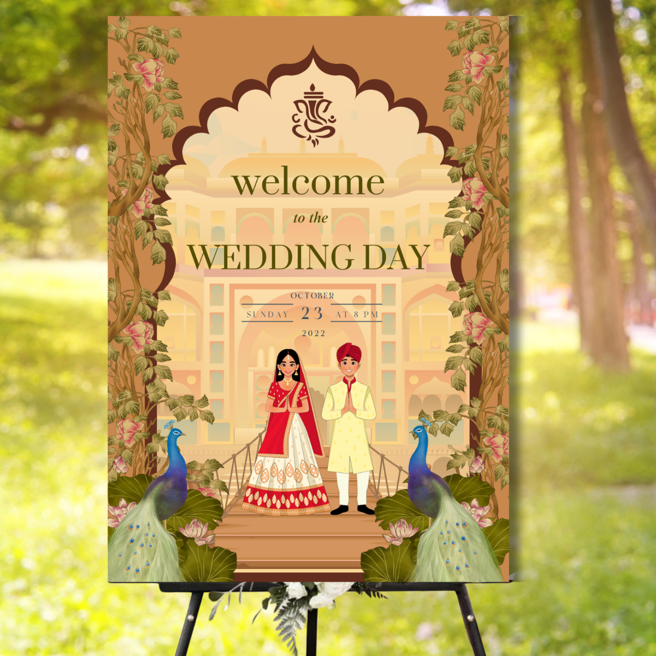 Wedding Welcome Banner - #10 | Chalkboard Banner | Easel Banner