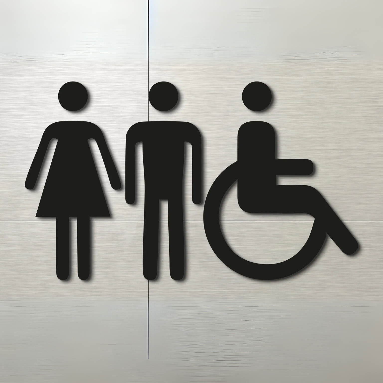 Washroom Signs, Utility Signage, Restroom Signs (Acrylic)