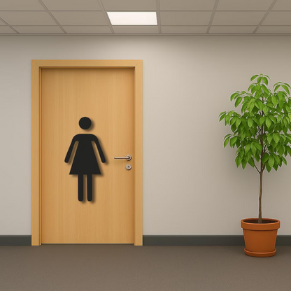 Washroom Signs, Utility Signage, Restroom Signs (Acrylic)