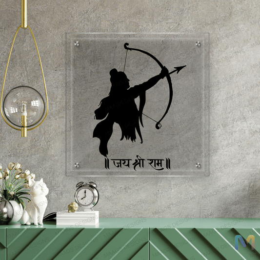 Crystal Clarity Collection - Ethnic - Jai Shree Ram | Home Decoration with Positivity