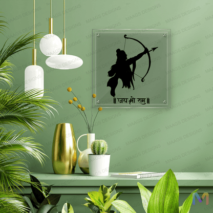 Crystal Clarity Collection - Ethnic - Jai Shree Ram | Home Decoration with Positivity