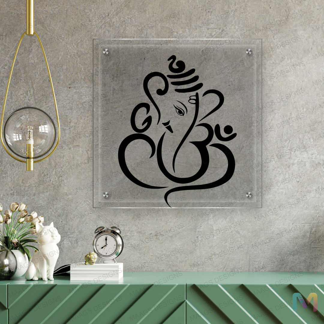 Crystal Clarity Collection - Ethnic - Shri Ganesha | Home Decoration with Positivity