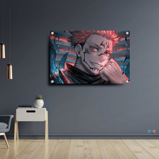 Maags Designs: Jujutsu Kaisen - Sakuna (Premium Acrylic Wall Poster)