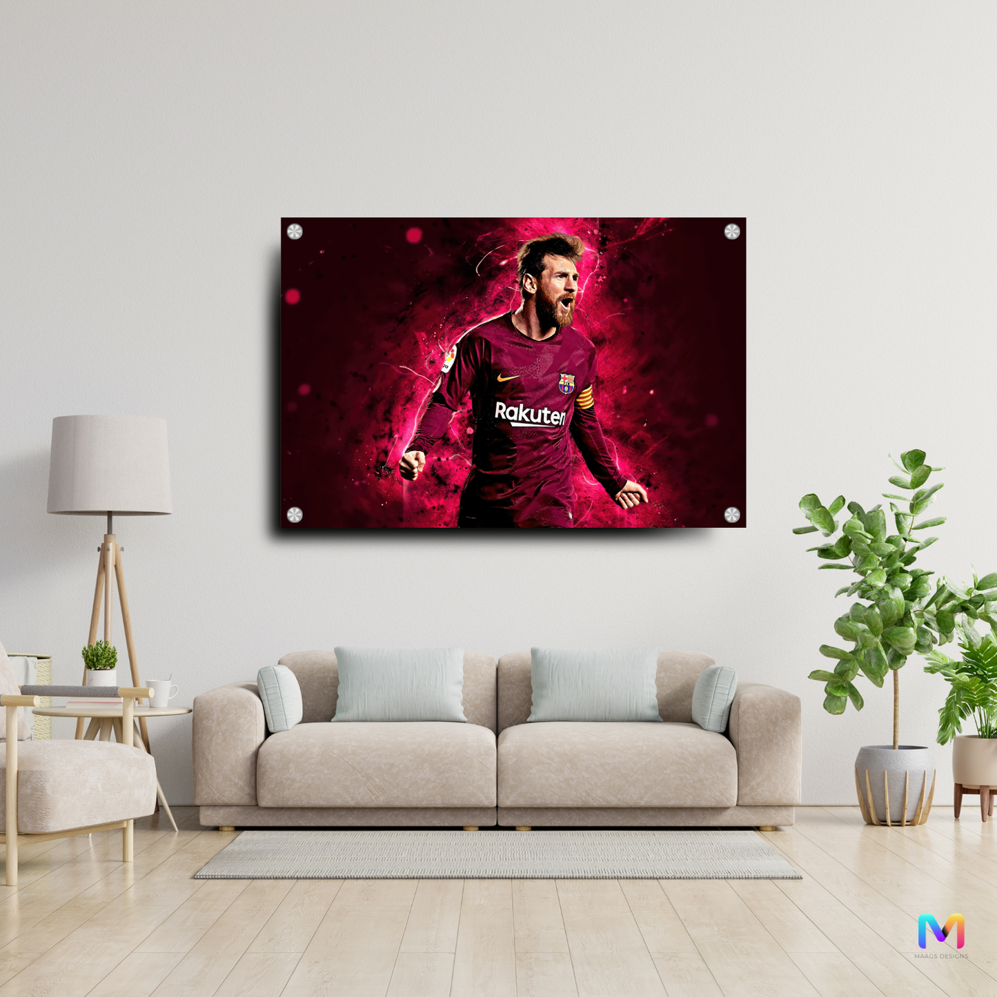 Lionel Messi - Football - Premium Sports Wall Art