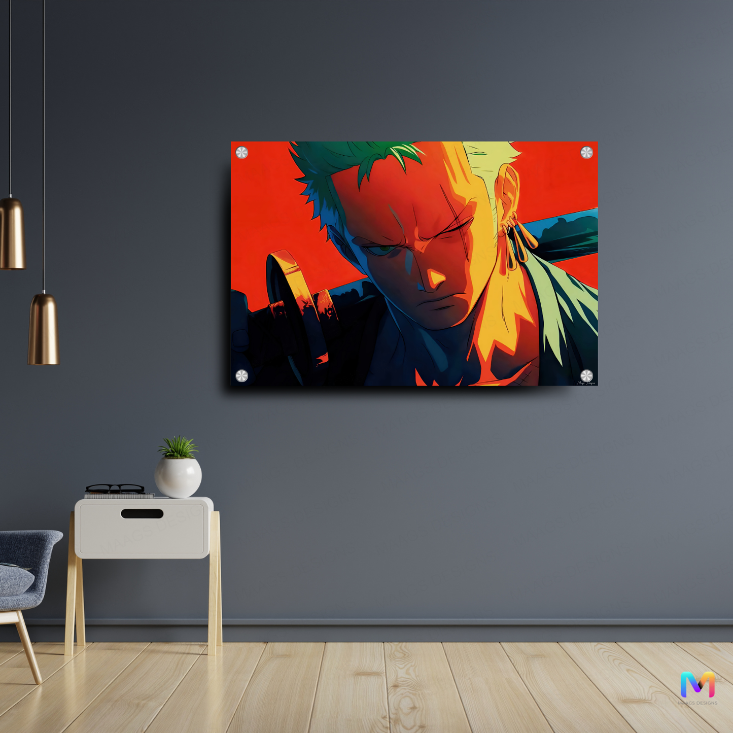 One Piece: Roronoa Zoro - Pirate Hunter - Premium Wall Art