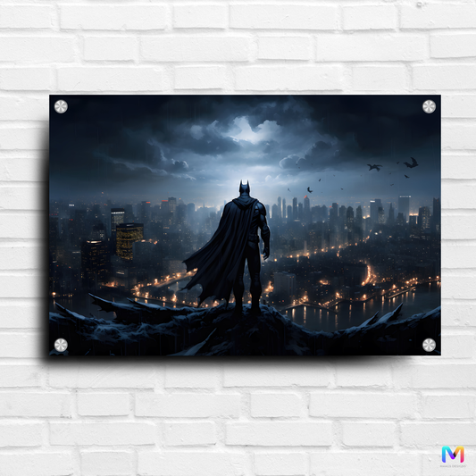 Batman: Comics - Dark Knight Arkham Warrior - Premium Wall Art