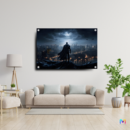 Batman: Comics - Dark Knight Arkham Warrior - Premium Wall Art