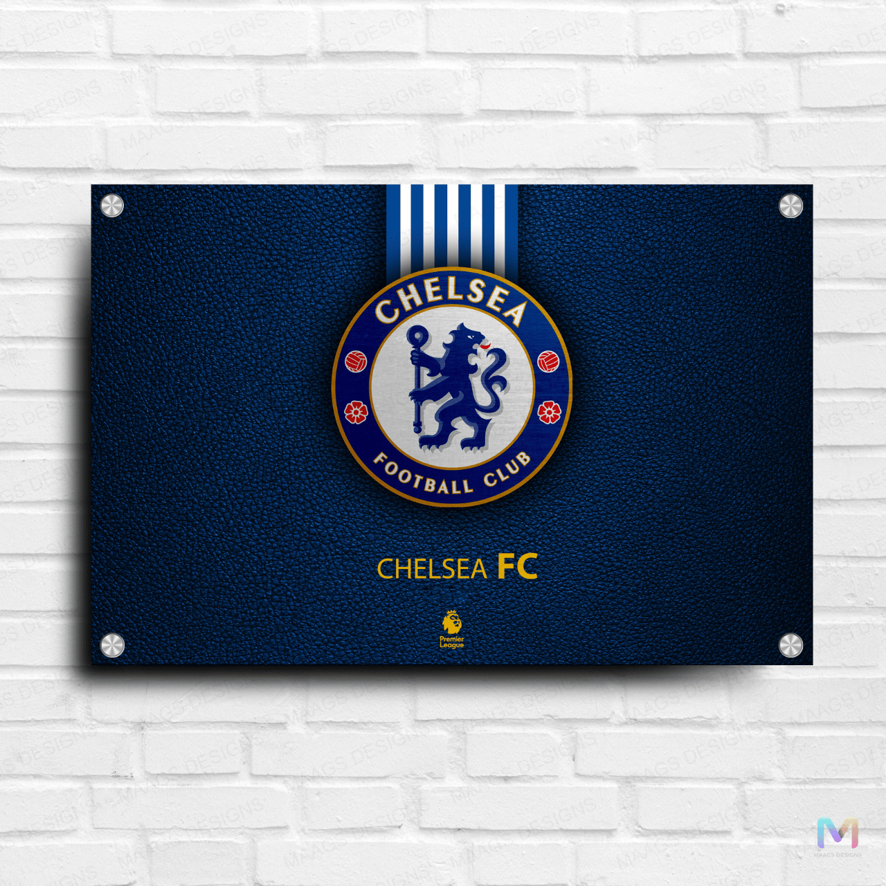 Chelsea - Football Club - Symbol (Premium Acrylic Wall Poster) | Football Wall Posters