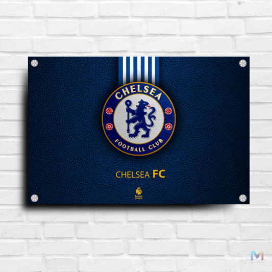 Chelsea - Football Club - Symbol (Premium Acrylic Wall Poster) | Football Wall Posters