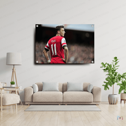 Ozil (Mesut Özil) - Football (Premium Acrylic Wall Poster) | Football Wall Posters