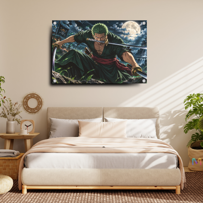 One Piece: Roronoa Zoro - Pirate Hunter - Sword Dance Premium Wall Art