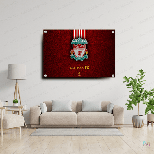 Maags Designs: Liverpool - Football Club - Symbol (Premium Acrylic Wall Poster) | Football Wall Posters