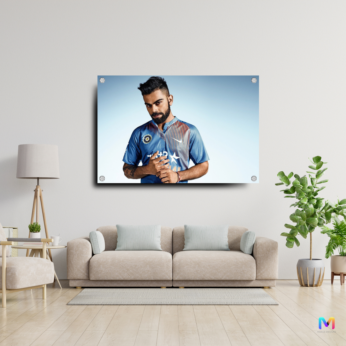 Virat Kohli - Indian Cricket - Premium Wall Art