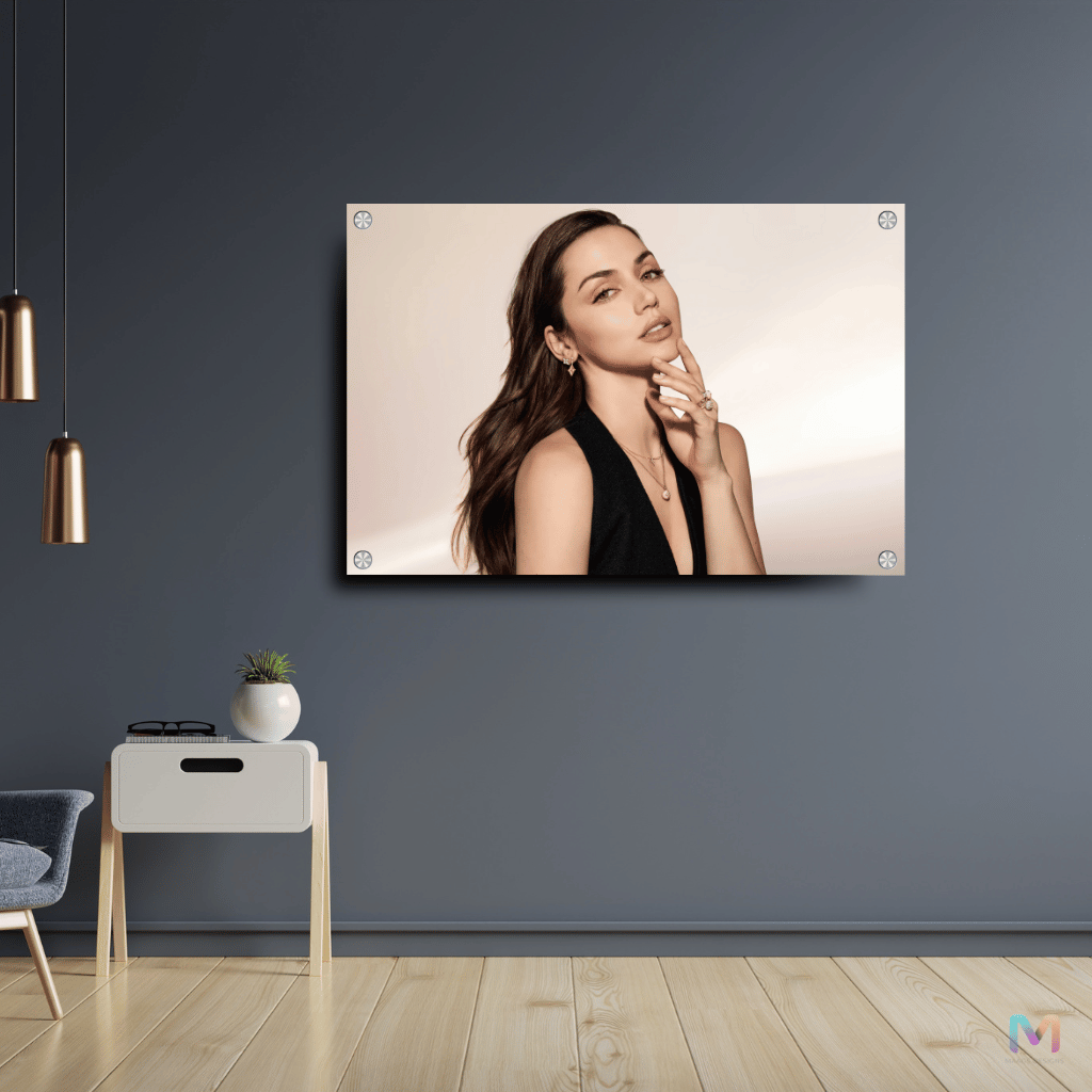 Anna De Armas - Actress (Premium Acrylic Wall Poster) | Hollywood Wall Posters