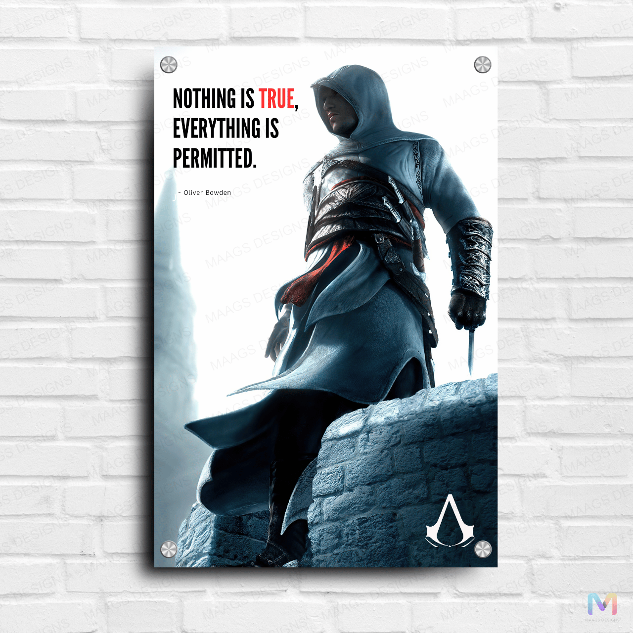 Altair  - Assassin's Creed (Premium Acrylic Glass Wall Poster)