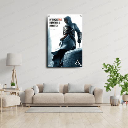 Altair  - Assassin's Creed (Premium Acrylic Glass Wall Poster)