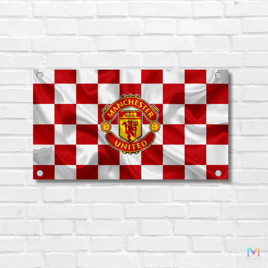 Maags Designs: Manchester United - Football Club - II (Premium Acrylic Wall Poster) | Football Wall Posters