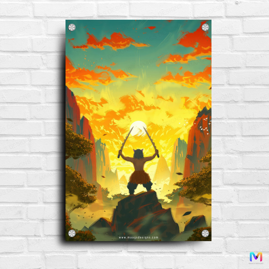 Maags Designs: Demon Slayer - Inosuke (Acrylic Wall Poster)