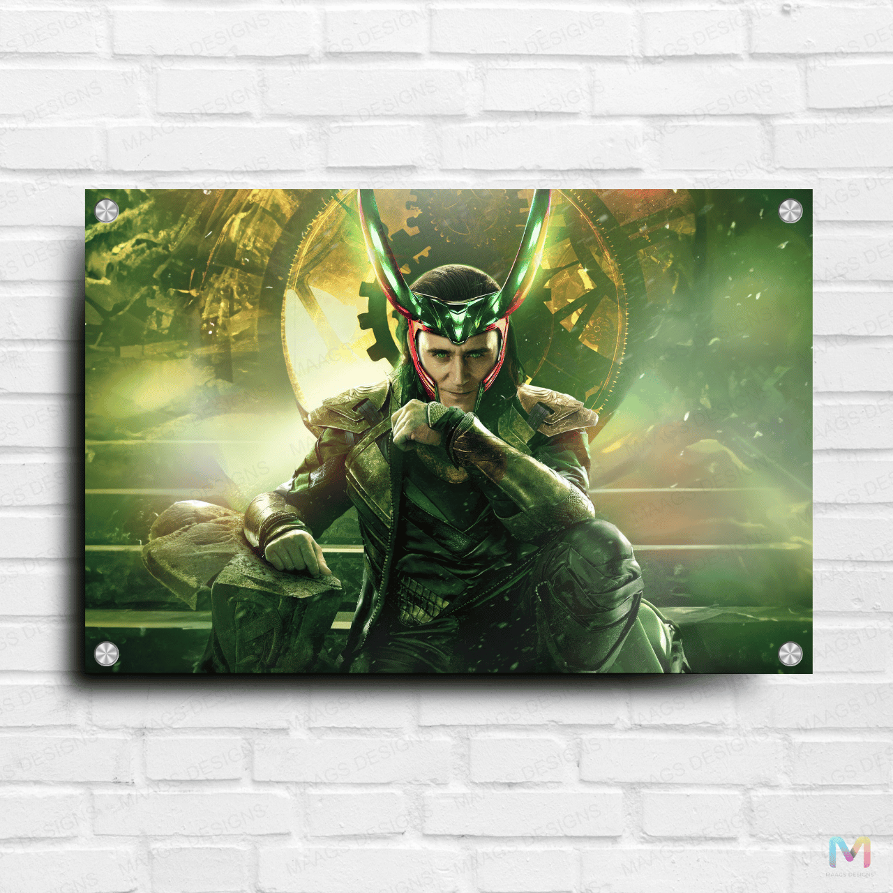 Maags Designs: Loki - God of Mischief - TV (Premium Acrylic Wall Poster)