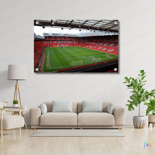 Maags Designs: Manchester United - Football Club - IV (Premium Acrylic Wall Poster) | Football Wall Posters