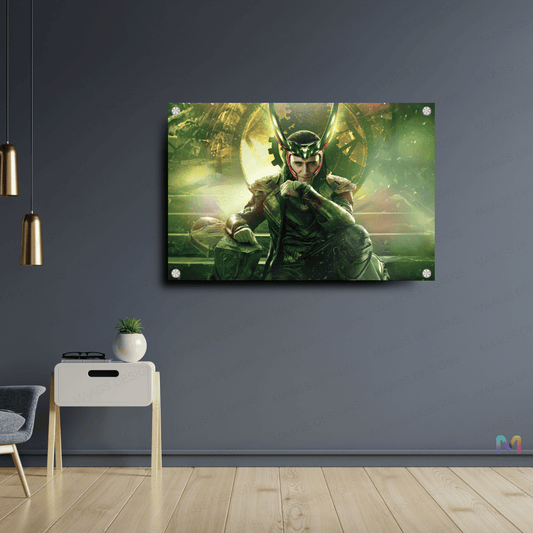 Maags Designs: Loki - God of Mischief - TV (Premium Acrylic Wall Poster)