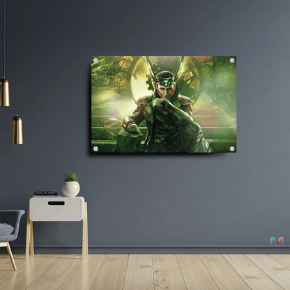 Loki - God of Mischief - TV (Premium Acrylic Glass Wall Poster)