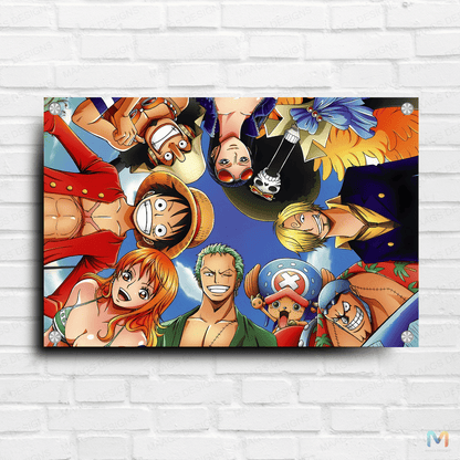 Straw Hat Pirates United - One Piece (Premium Acrylic Glass Wall Poster)