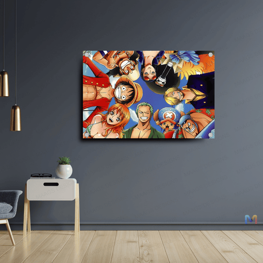 Maags Designs: Straw Hat Pirates United - One Piece (Premium Acrylic Wall Poster)