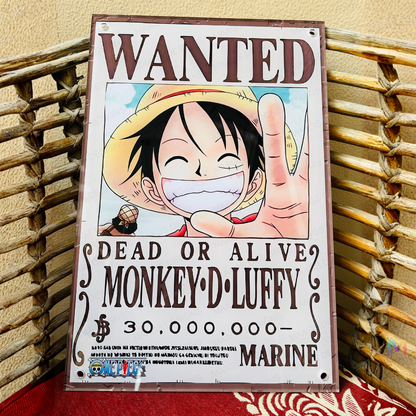 One Piece: Monkey D Luffy - Bounty Poster - Premium Wall Art
