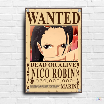 One Piece: Nico Robin - Bounty Poster - Premium Wall Art 18 x 24 inches