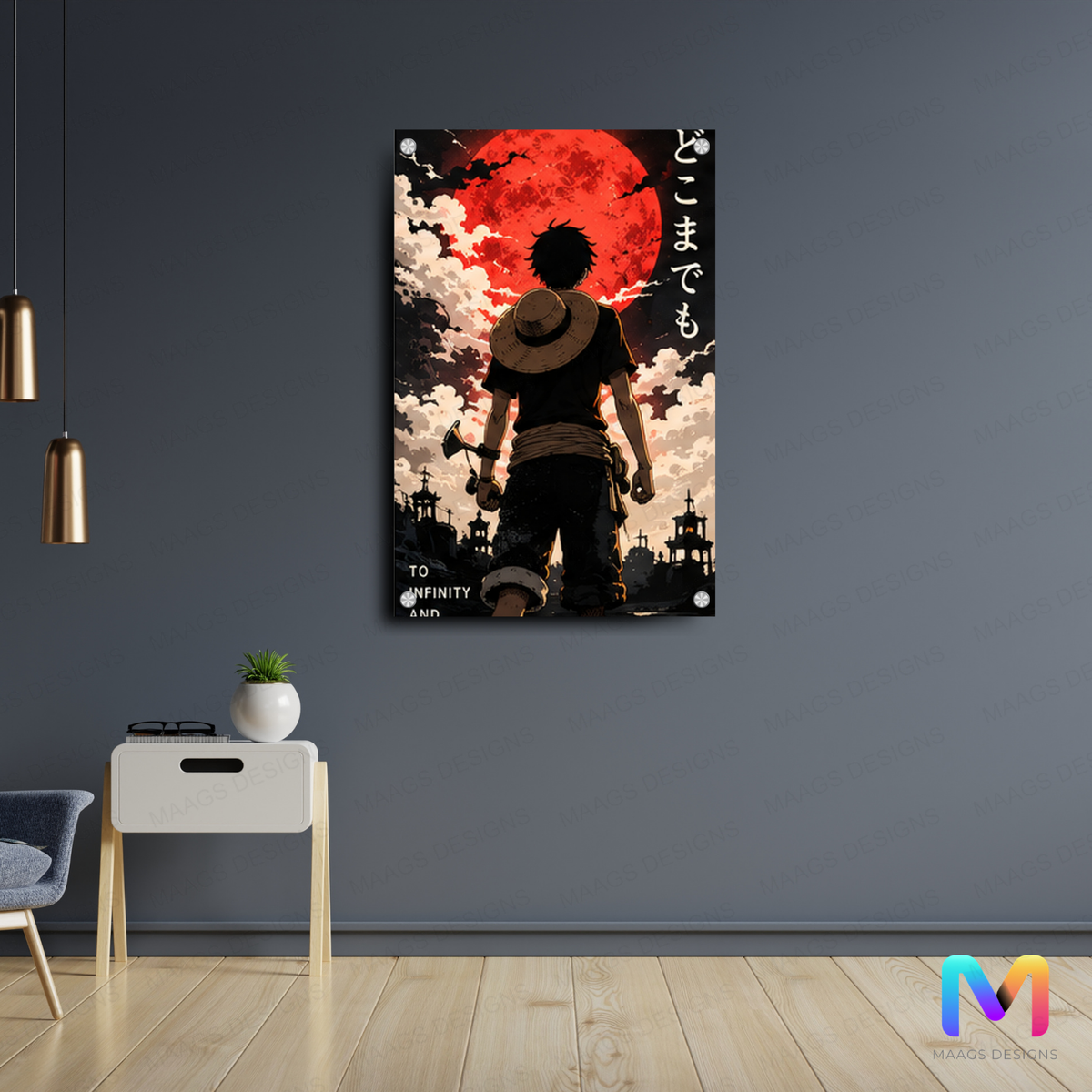 One Piece: Luffy - Dawn - Premium Wall Art