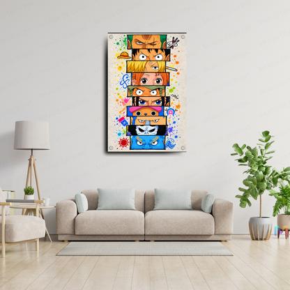 One Piece: Straw Hats Merry - Premium Wall Art