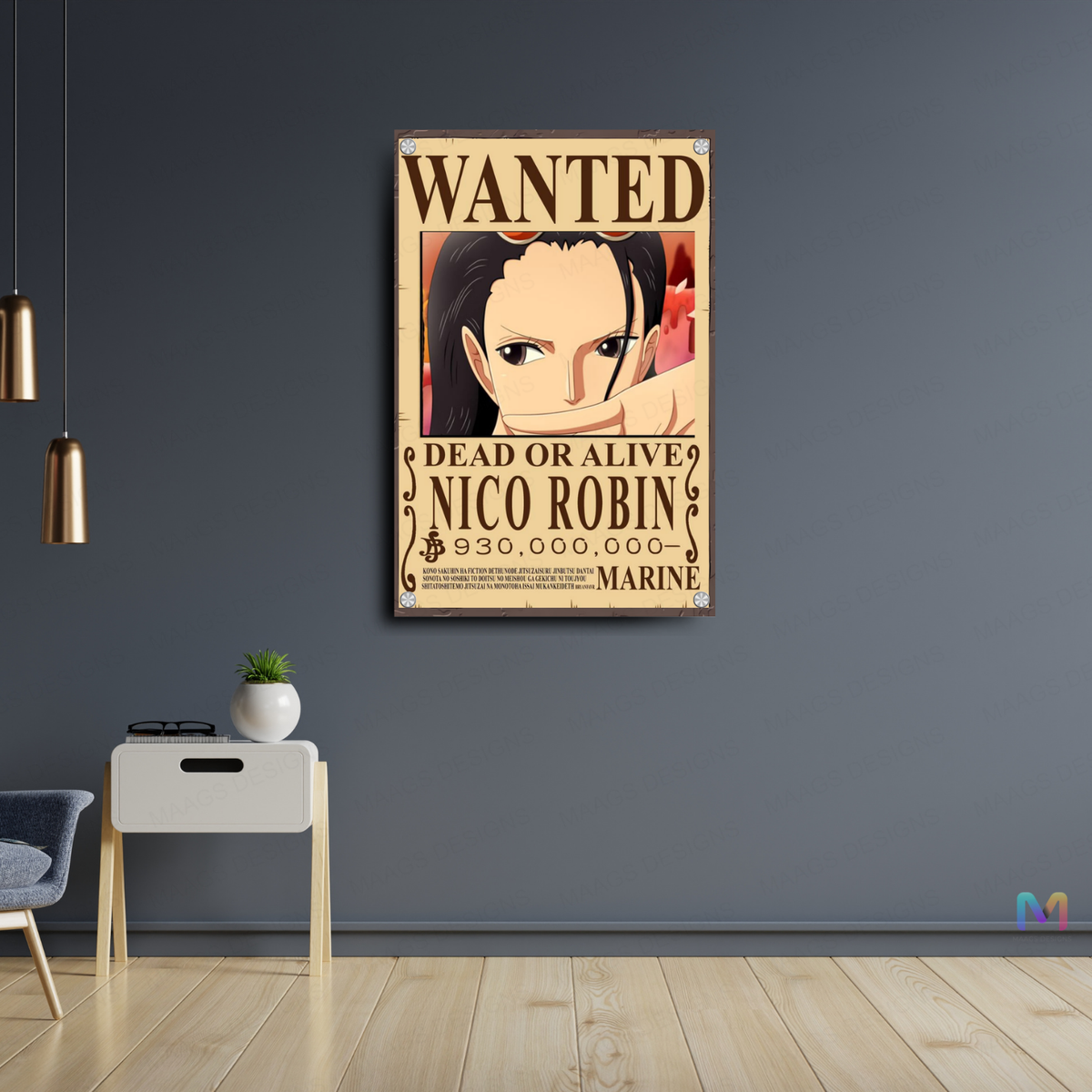 One Piece: Nico Robin - Bounty Poster - Premium Wall Art
